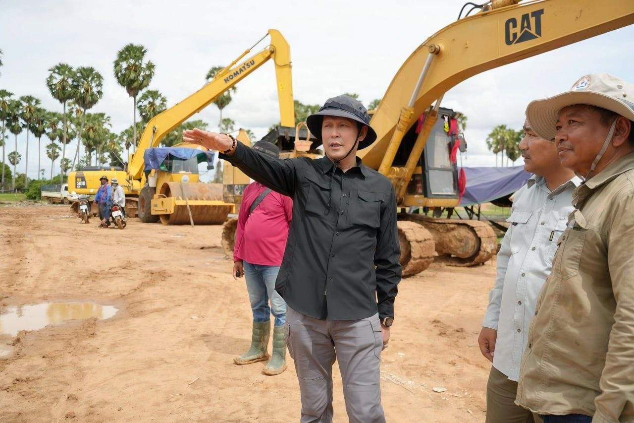 Kampong Thom's Stung Banteay Stung Water Retention Project Reaches 60% Completion