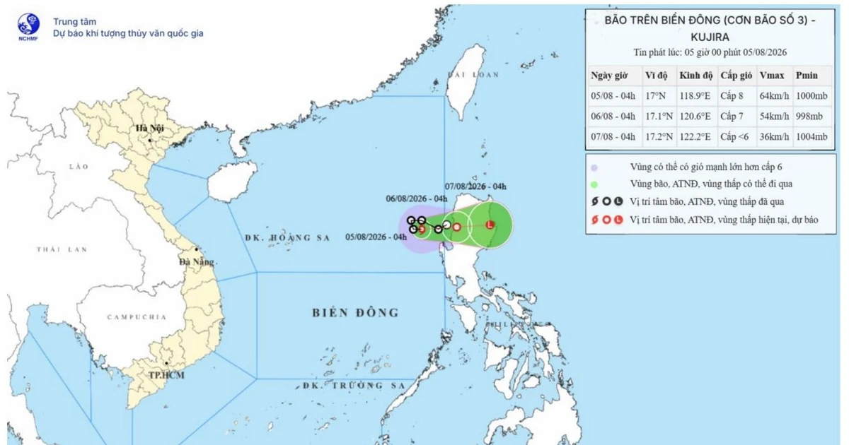 熱帯低気圧が台風3号に発達、ベトナム沿岸への直接影響は限定的