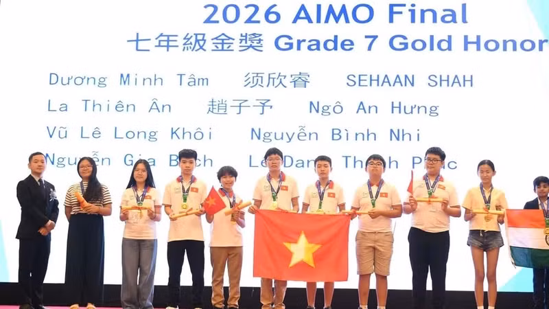 ベトナム学生、国際数学オリンピックで輝かしい成績