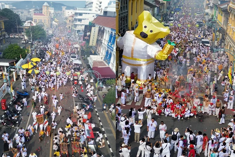 Phuket Vegetarian Festival Buzzes with Tourists, Boosting Local Economy