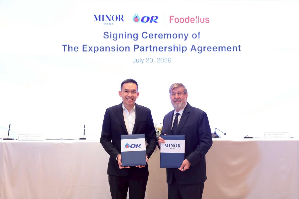 OR Partners with Minor Food to Expand 4 Restaurant Brands at PTT Stations, Targeting Over 150 Branches by 2030