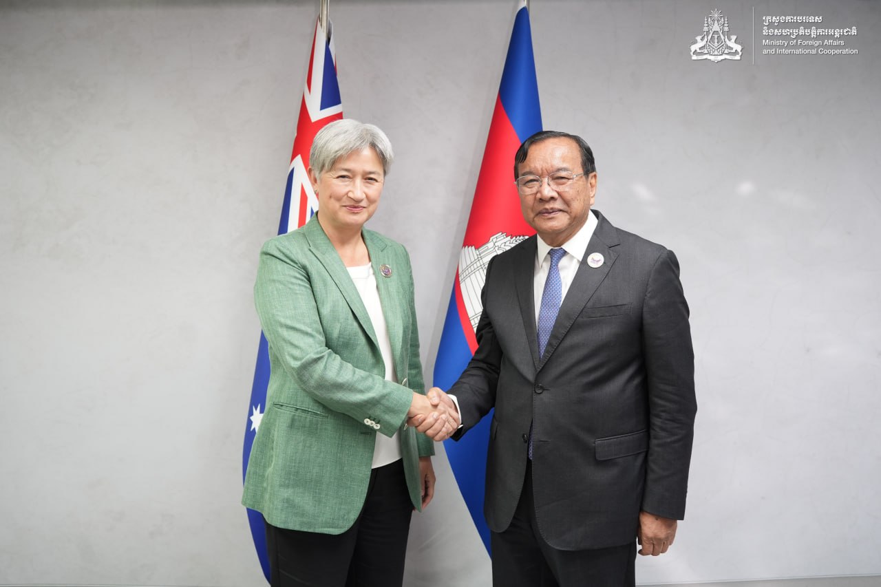 Cambodia, Australia Reaffirm Strong Bilateral Ties at ASEAN Foreign Ministers' Meeting