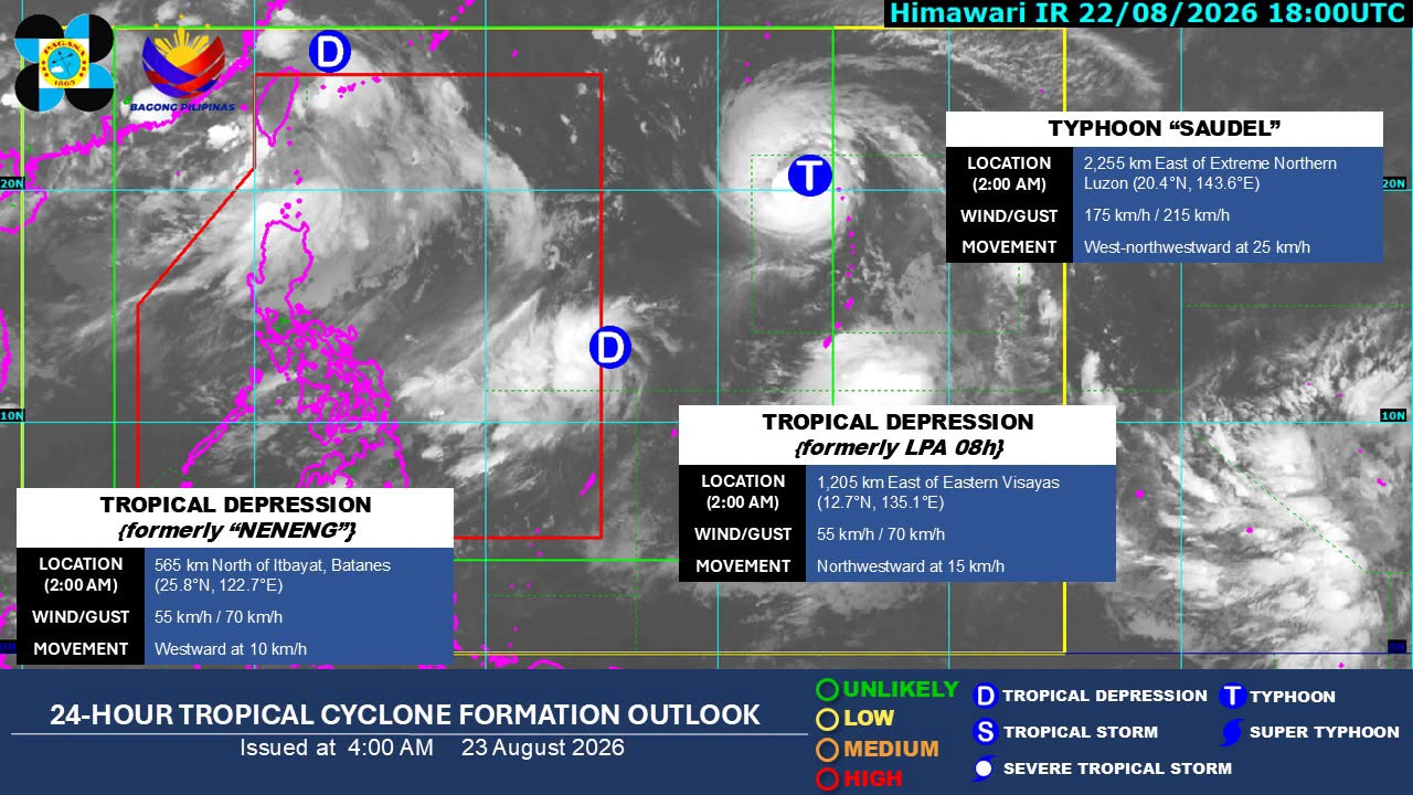 Typhoon Saudel May Intensify Monsoon Upon Entering PAR