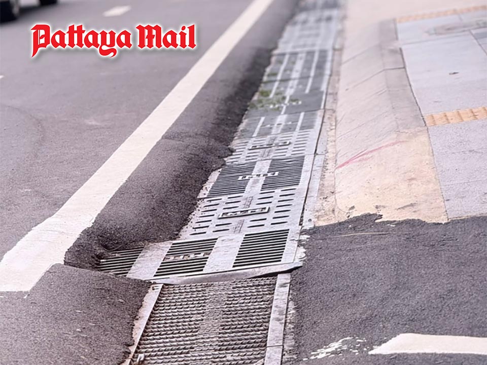パタヤ、新設道路の不備で市民から不満の声 車両損傷の懸念も