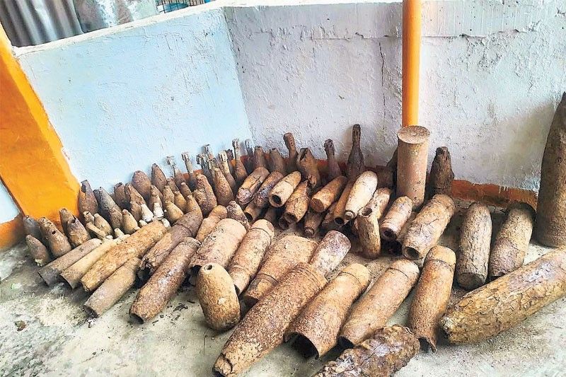 Dozens of Vintage Bombs Found at Sulu Junk Shop, Recovered by PCG