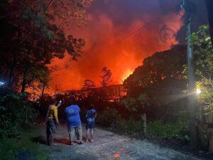 プーケットの労働者用キャンプで大規模火災、500人超が避難