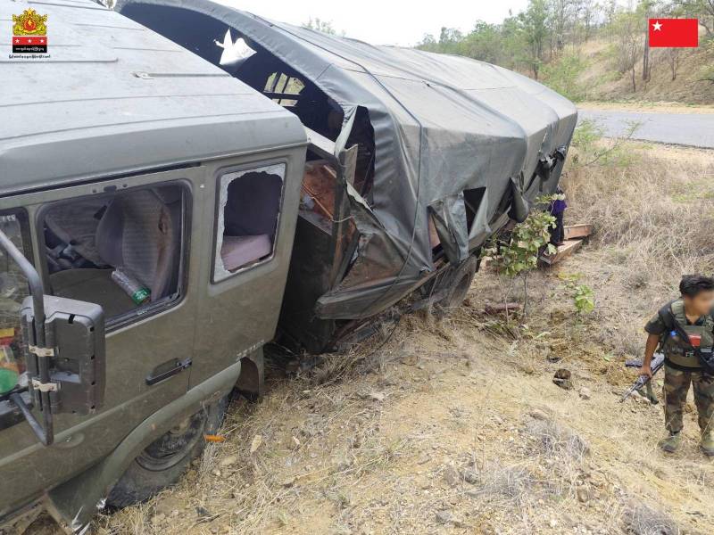 In Minbu, junta’s supply vehicle hit by mine attack, 6 killed, 3 captured: NUG