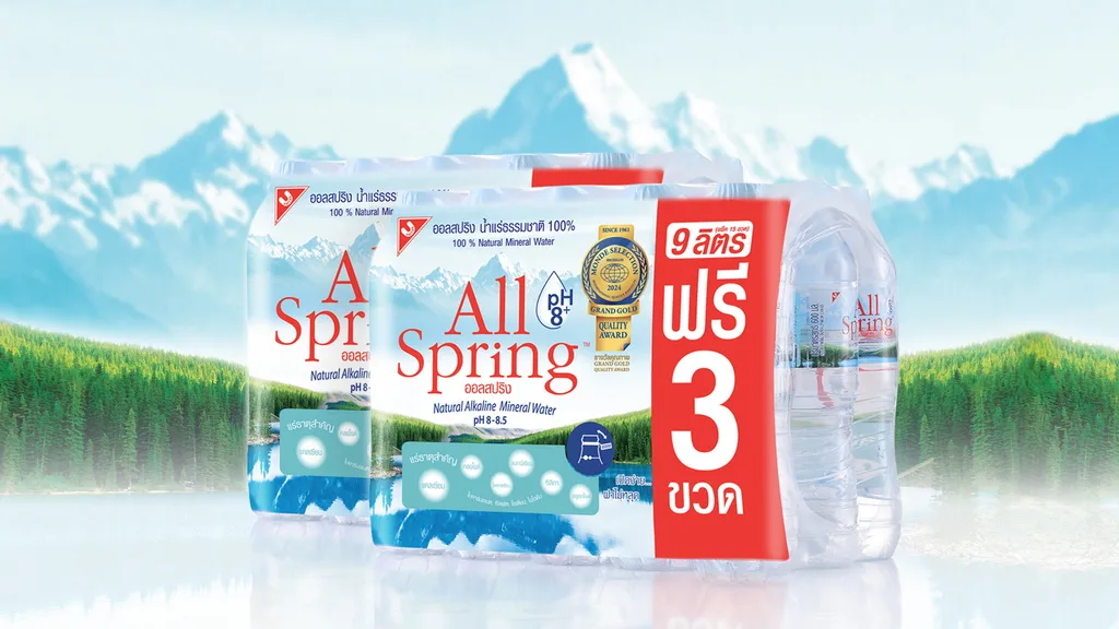 ユナイテッド・フーズ、アルカリ性ミネラルウォーター市場参入戦略「All Spring」を発表