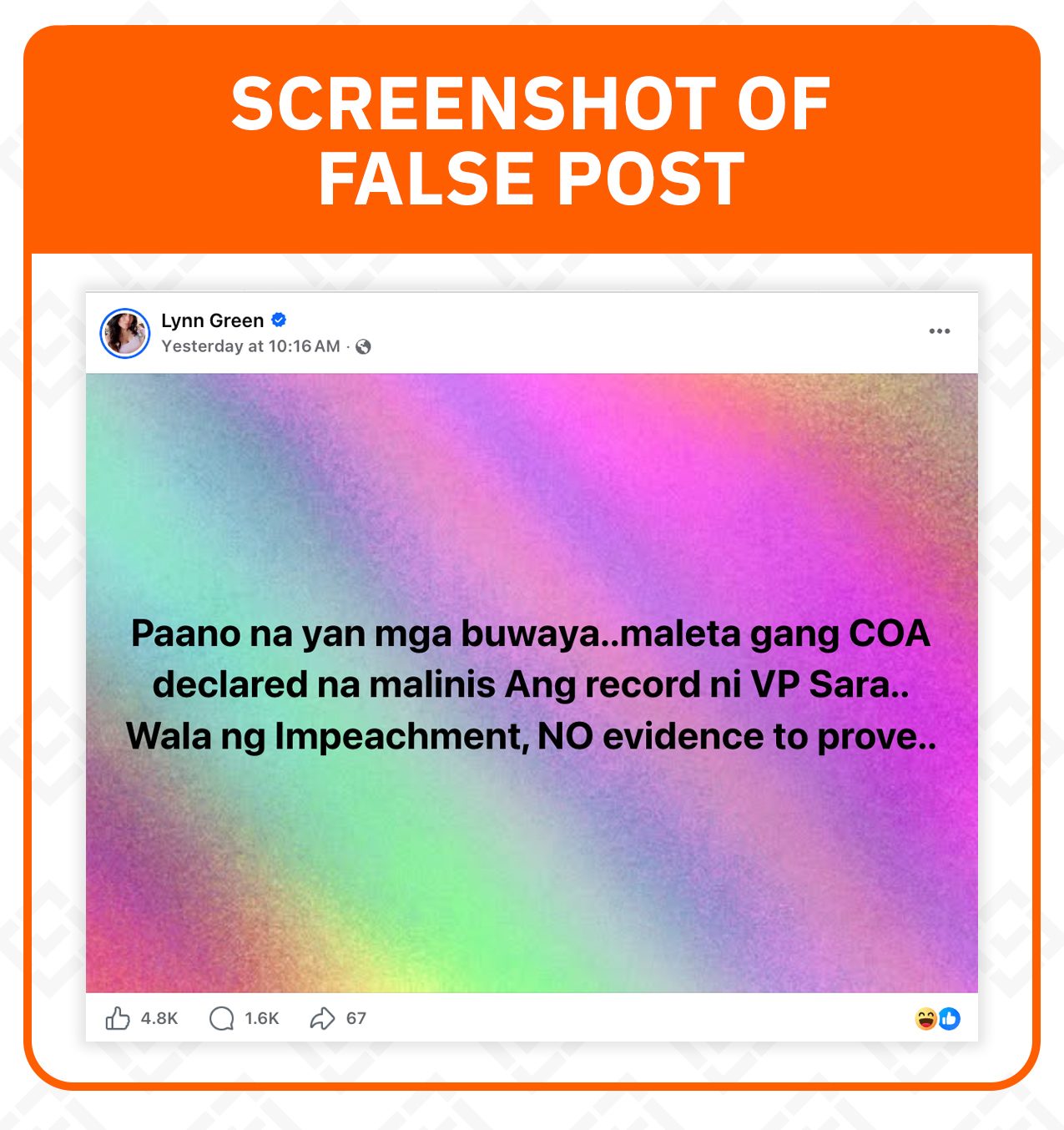FACT CHECK: COA did not say Sara Duterte has a ‘clean record’