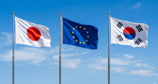 日・韓・EU、連携強化の必要性 地政学・経済リスク増大で