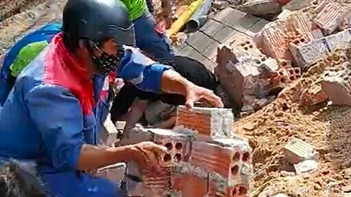 ムイネーのリゾート壁崩落、作業員死亡・重傷