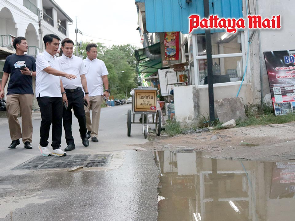 パタヤ市、南パタヤのインフラ改善へ着手 住民の苦情受け現地視察