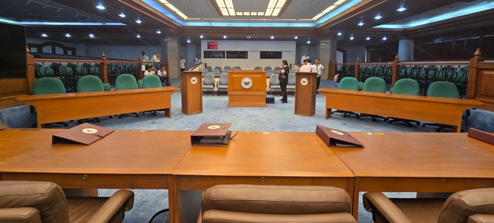 Tropical Depression 'Maymay' and Monsoon Force Suspension of Work at Senate, House