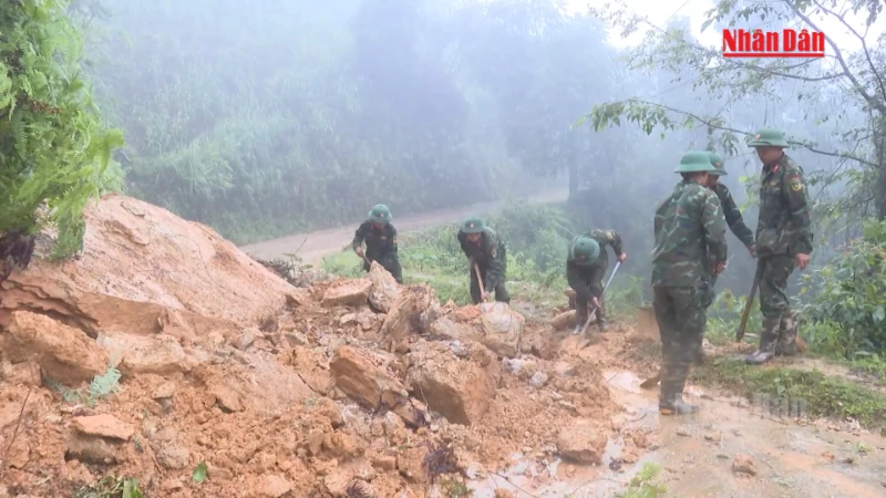 Lao Cai Province: Army Mobilizes to Aid Recovery from Heavy Rains and Landslides