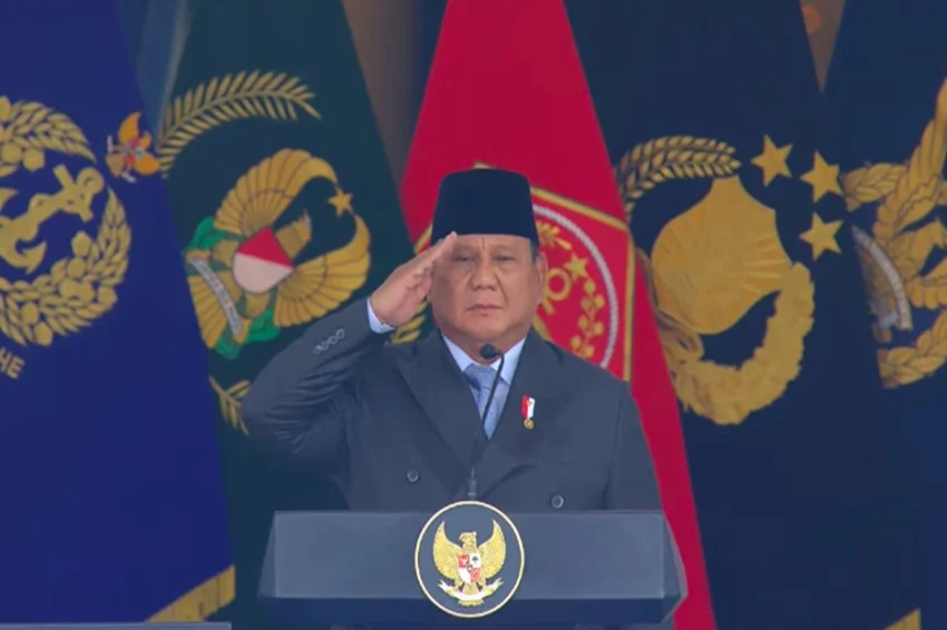 President Prabowo's Mandate to New Officers: Emphasizing Peace and Order