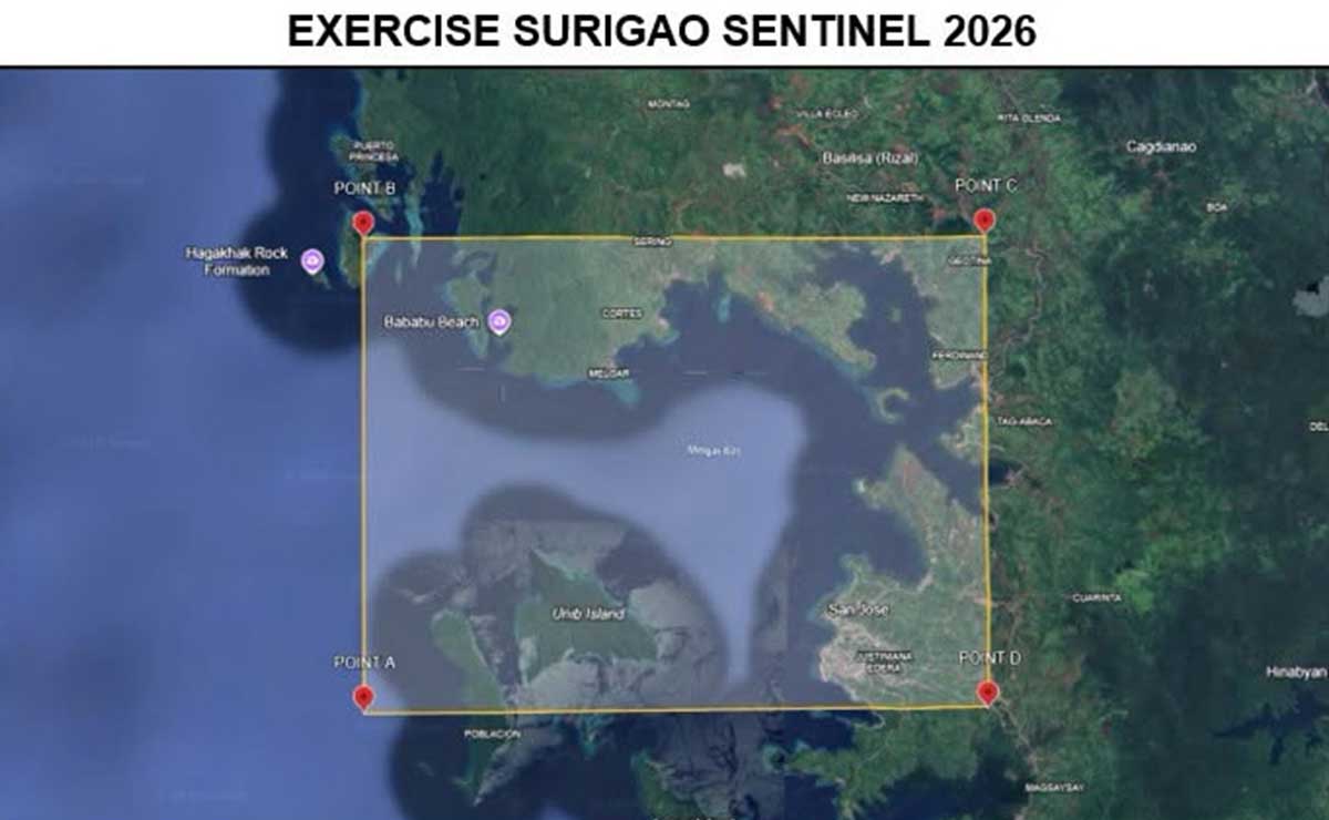 Dinagat Islands Waters to Host Live-Fire Military Drills