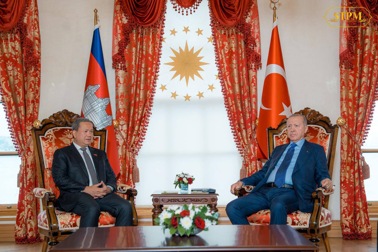 Cambodian PM Meets Turkish President for Bilateral Talks, Agree to Boost Economic Cooperation