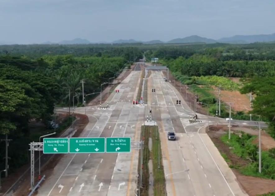 Phetchaburi Province Upgrades Key Roads to 4 Lanes, Enhancing Connectivity to Ratchaburi