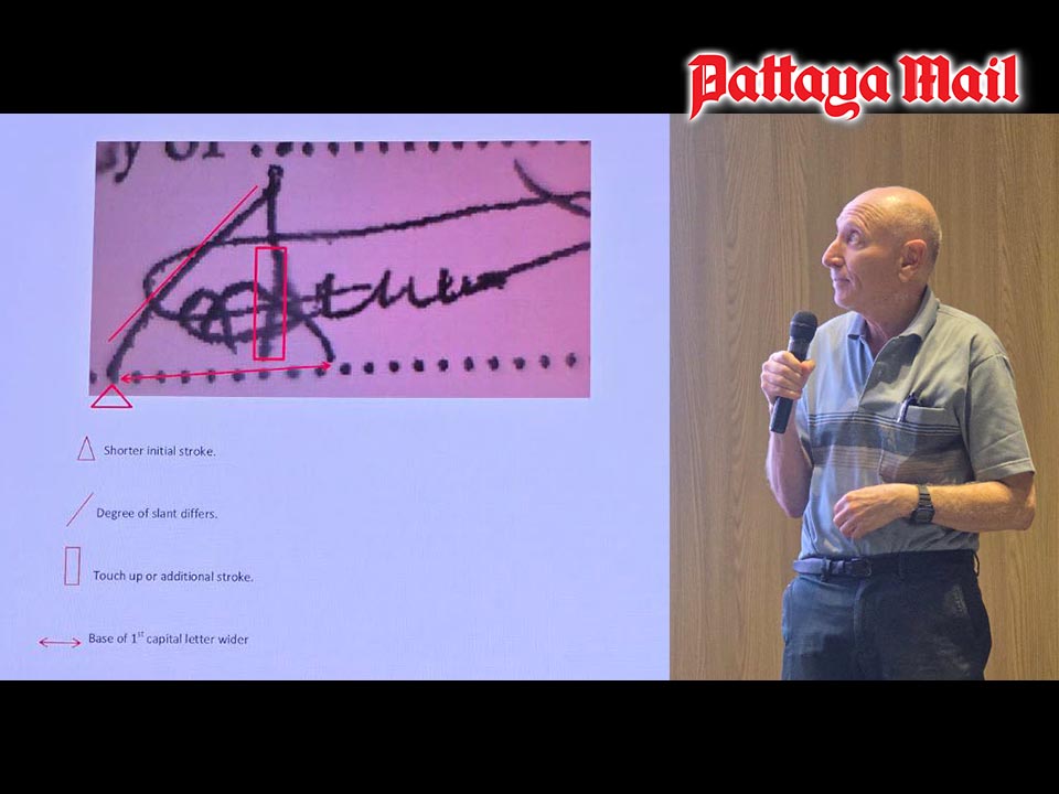 Handwriting Expert Mike Maran Delves into Psychology and Forgery Detection in Pattaya