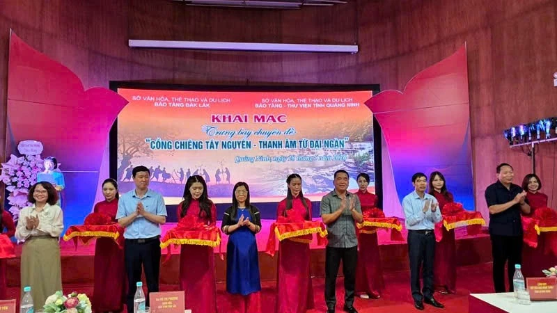 Central Highlands Gong Culture Exhibited in Quang Ninh
