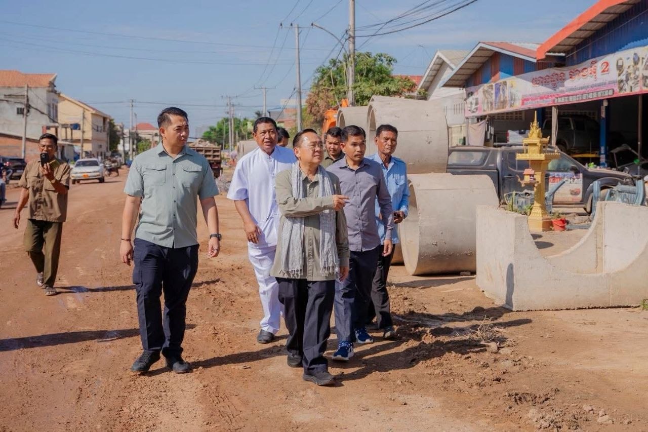 Battambang Province Accelerates Infrastructure Development with Road and Drainage System Upgrades