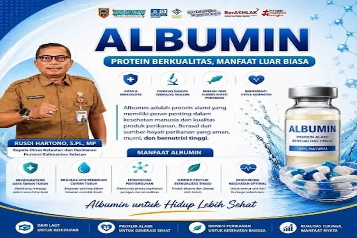 South Kalimantan Develops Fish-Based Albumin Product to Boost Regional Economy