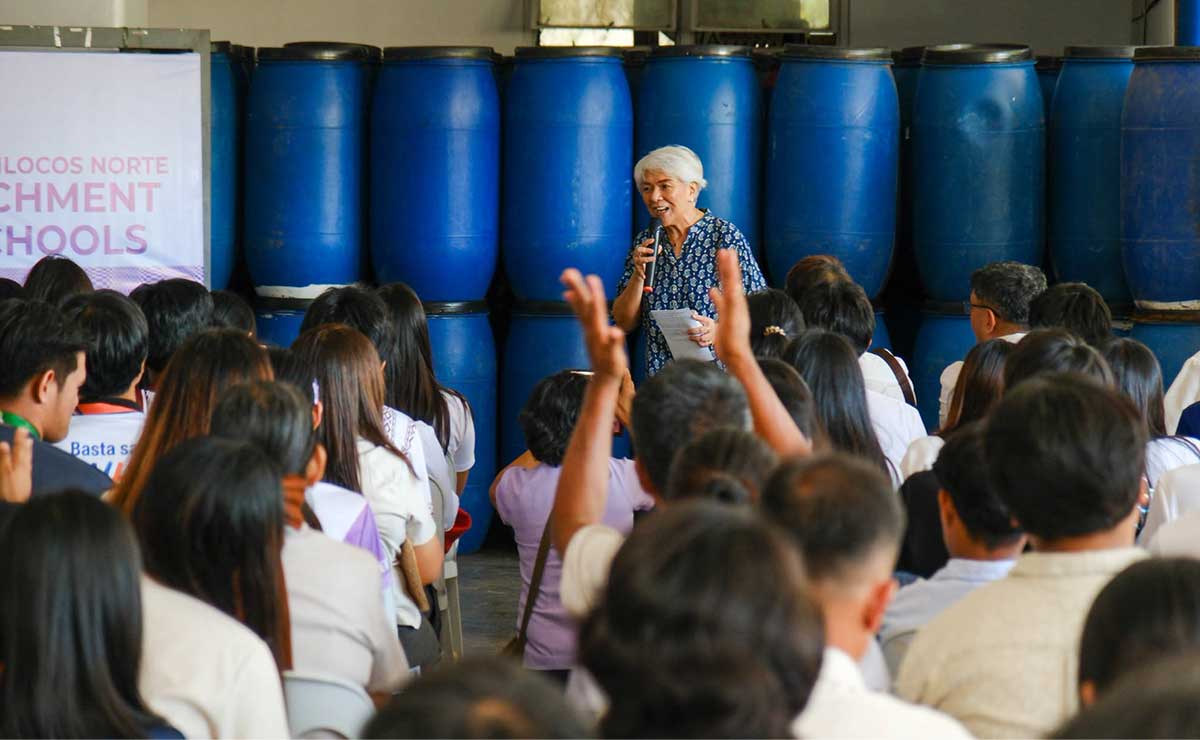 Ilocos Norte Distributes Rainwater Catchment Drums to Schools Amid El Niño Threat