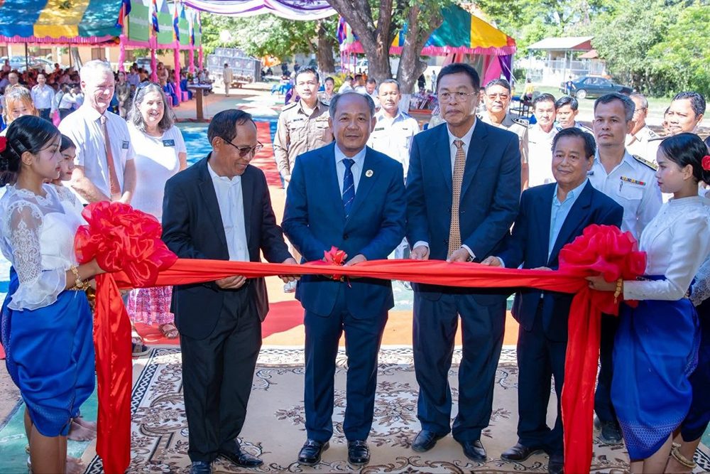 New School Building Funded by Church Donation Inaugurated in Cambodia's Banteay Meanchey Province