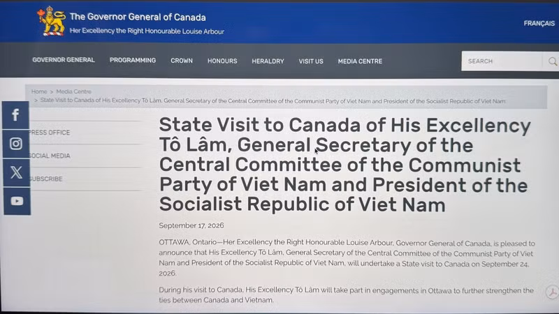 Canada Affirms Vietnam as Key Indo-Pacific Partner, Eyes Enhanced Cooperation