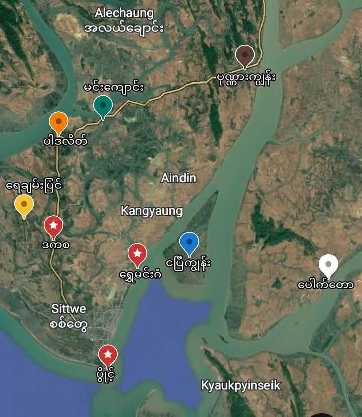 シットウェー市奪還作戦が迫る中、軍はシュエミンガン海軍基地との連絡途絶を防ぐため大規模な兵力展開を準備