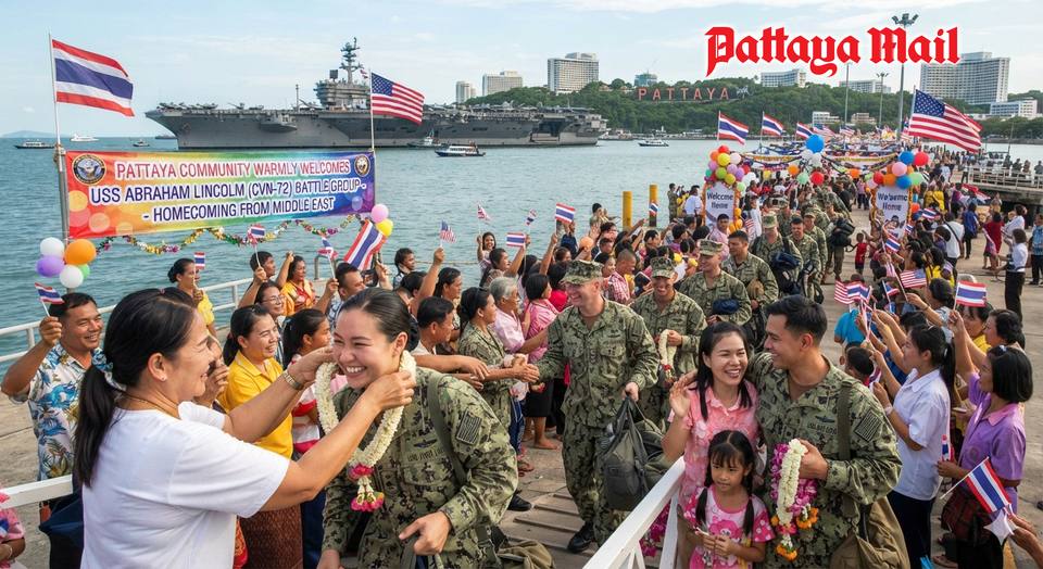 米海軍約5000人、パタヤに到着へ 経済効果に期待高まる