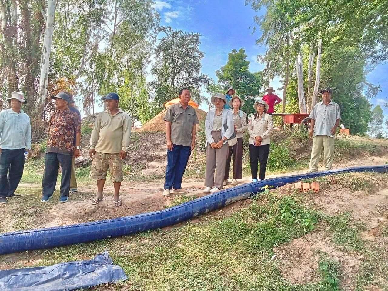 Cambodia Rushes to Save Rice Crops Amid Drought with Pumping Station Aid