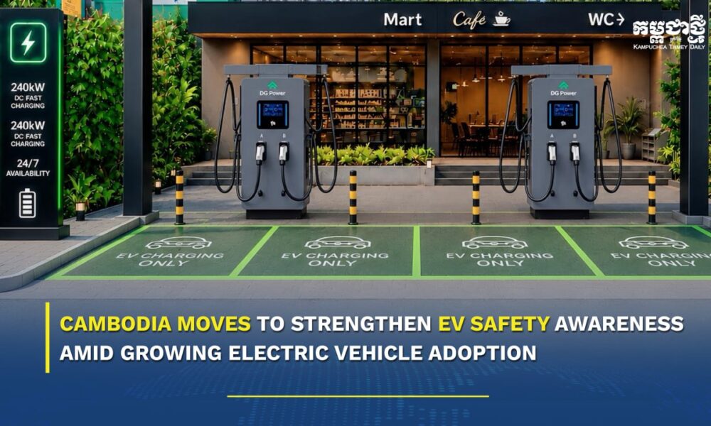 Cambodia Moves to Strengthen EV Safety Awareness Amid Growing Electric Vehicle Adoption