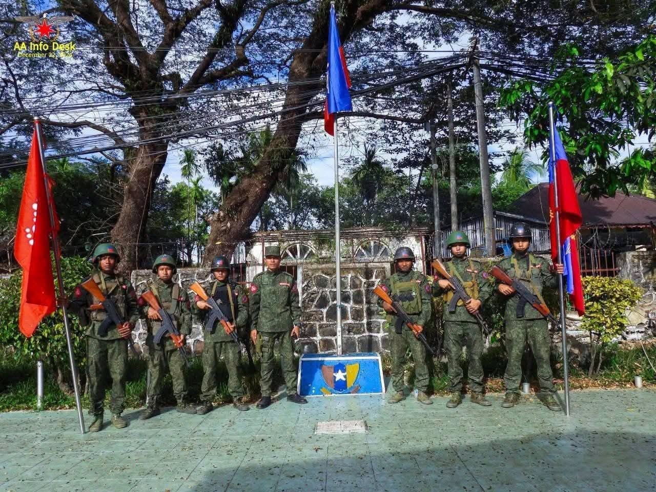 ラカイン州、チョウクピューの海軍基地近くの検問所をAAが制圧