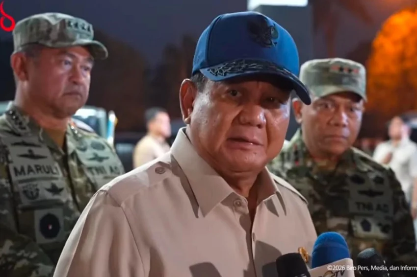 President Prabowo Vows Strict Action Against Corporations Causing Forest Fires