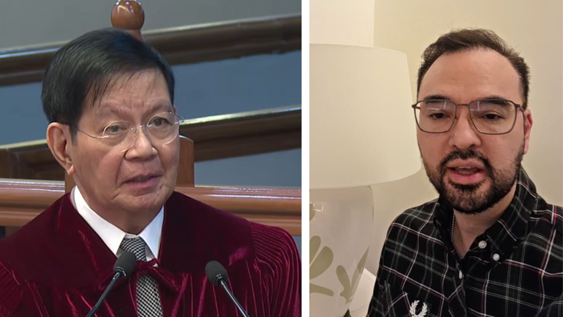 Lacson claims Cayetano's attacks crossed line; informants may provide info 'to put him in jail'