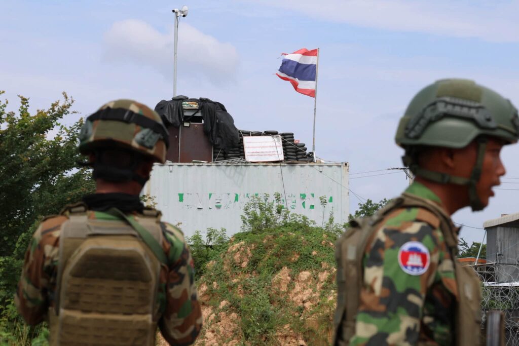カンボジア、タイの停戦履行不備を非難 1万8千人以上が避難生活継続
