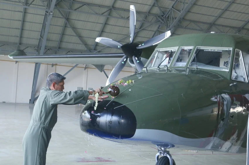 Indonesian Air Force Enhances Transport Fleet with New NC-212i Aircraft