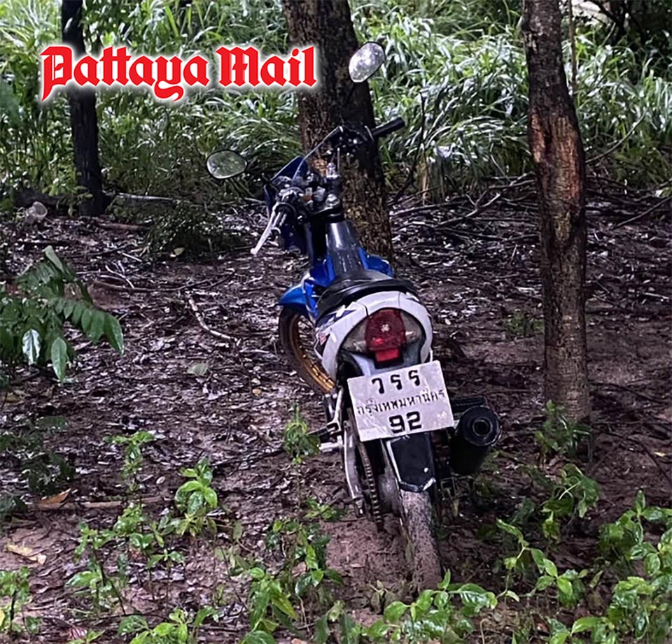 Stolen Motorcycle Returns Home After Two Months in Sri Racha Forest