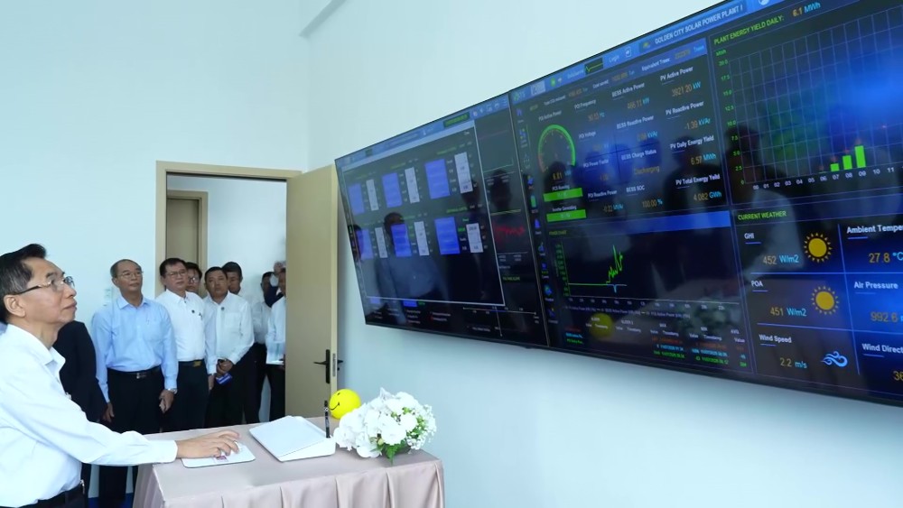 Electricity Supply: 15MW Solar Power Plant opens in Nay Pyi Taw