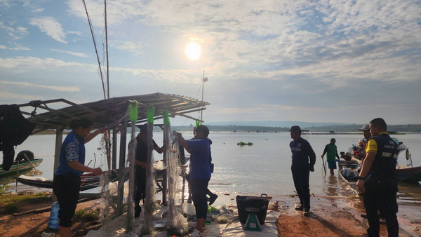 Kalasin Fishery Office Finds No Black Cheek Pumpkinseed Fish Infestation at Lam Pao Dam
