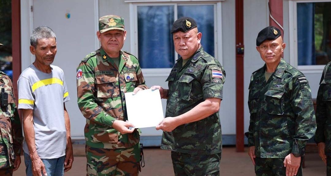Thai man released by Cambodia after border forest foraging arrest