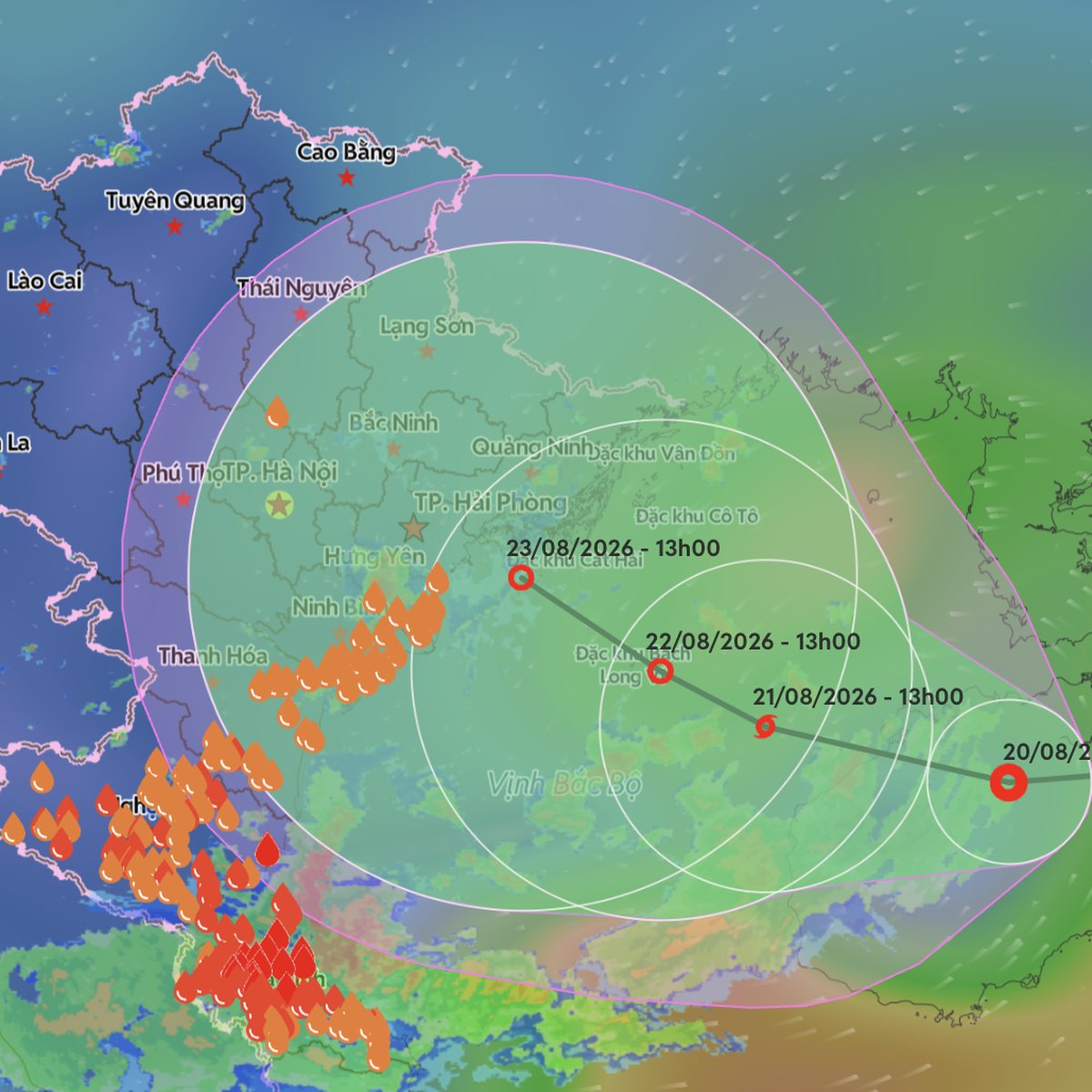 Northern Vietnam on Alert as Tropical Depression Approaches