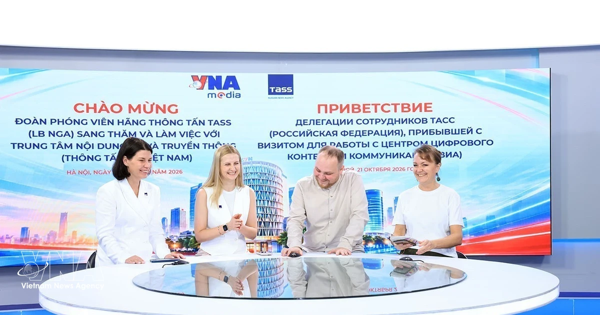 Vietnam News Agency and Russia's TASS Exchange Journalistic Expertise