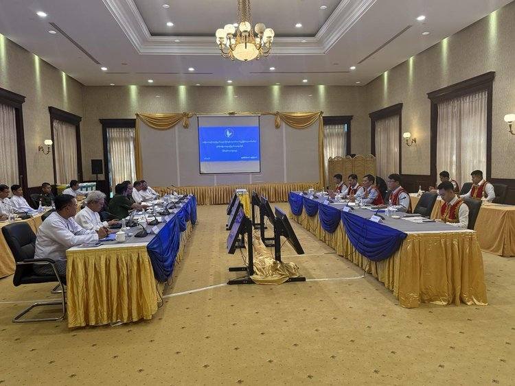 NSPNC led by Lt-Gen Yar Pyae and Shan Ni National Unity Organization met and discussed in Nay Pyi Taw