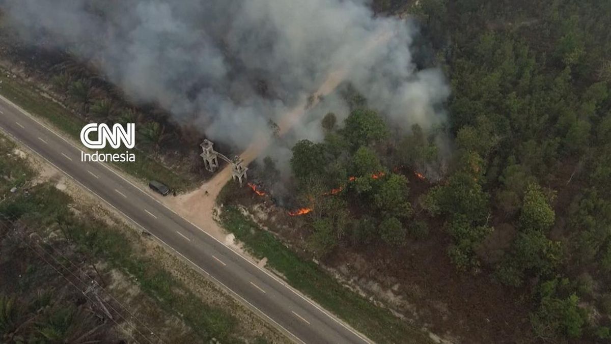 カリマンタンで森林火災が継続、住民に拡大懸念