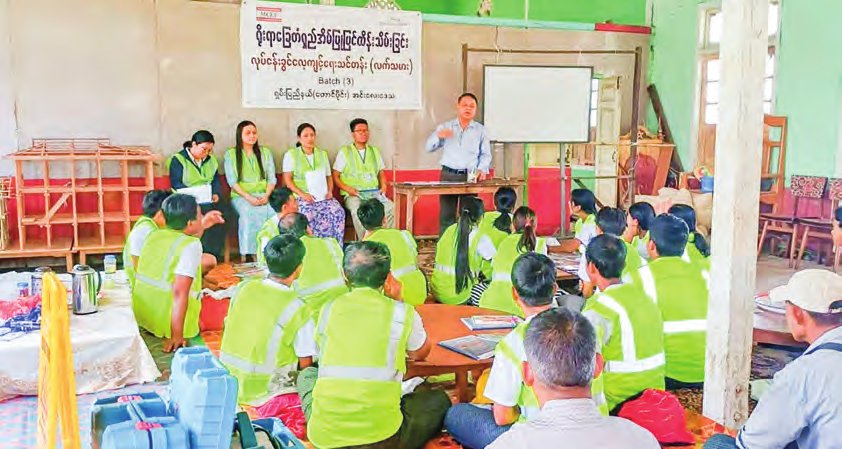 MCEF Continues Traditional Inlay Stilt House Maintenance Courses