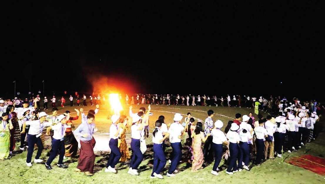 Outstanding student youth camps conclude with bonfire ceremonies