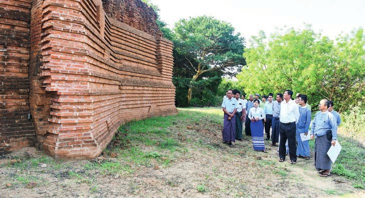 Bagan heritage sites inspected amid conservation efforts