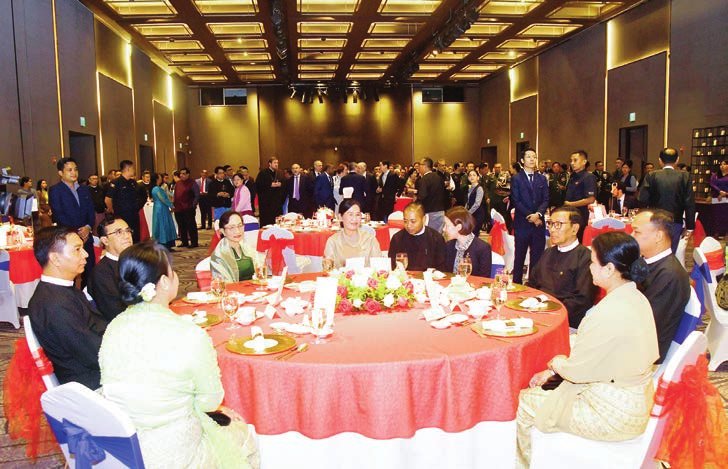 Vice-President Nan Ni Ni Aye attends Russia’s National Day Reception